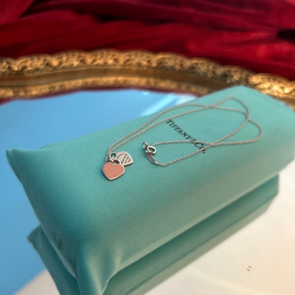 Double Heart Tag Pendant